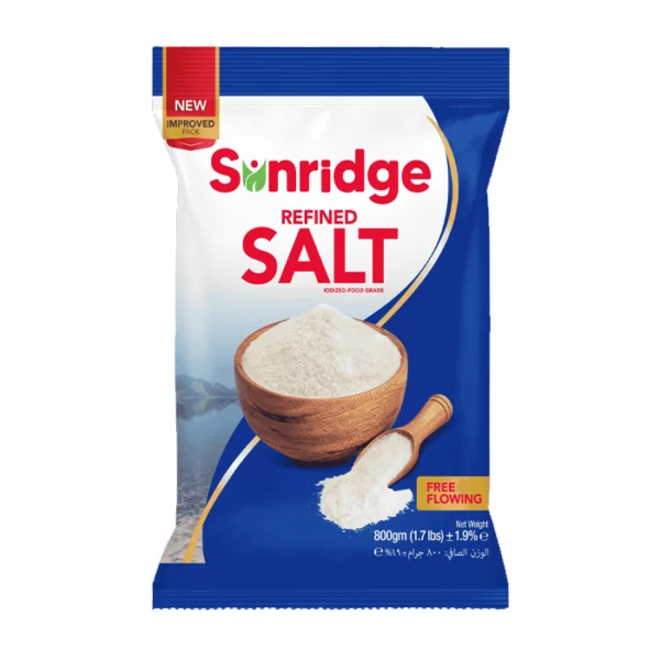Sunridge Refined Salt 800g